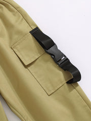 Boys Comfortable Cargo Pants Quick-dry Jogger With Pockets
