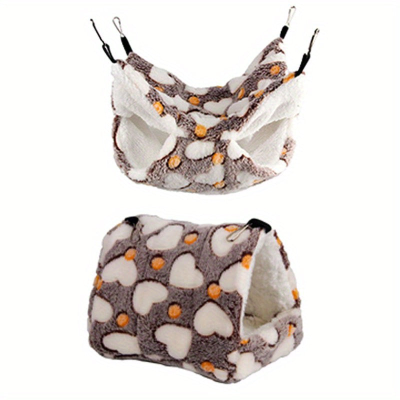 Cozy Double Layer Hammock Sleeping Bag for Small Pets