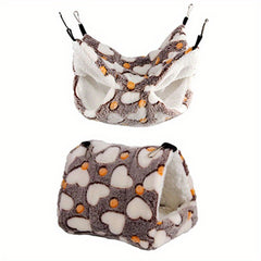 Cozy Double Layer Hammock Sleeping Bag for Small Pets