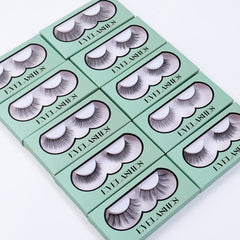 3D Chem Fiber False Eyelashes Thick Curling Messy Simulated Reusable