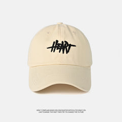 Heart Embroidery Baseball Cap Casual Sports Hat Adjustable Lightweight