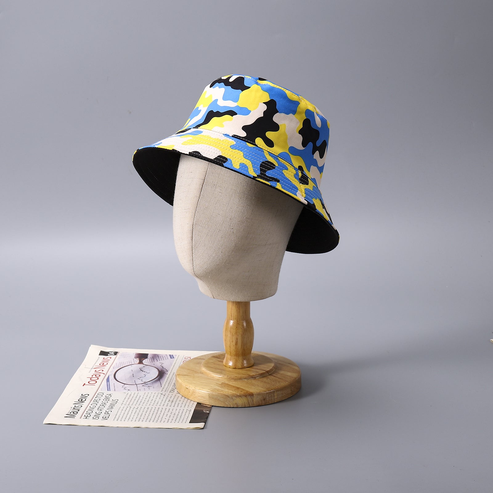 Camouflage Men's Bucket Hat Outdoor Travel Lightweight Basin Hat
