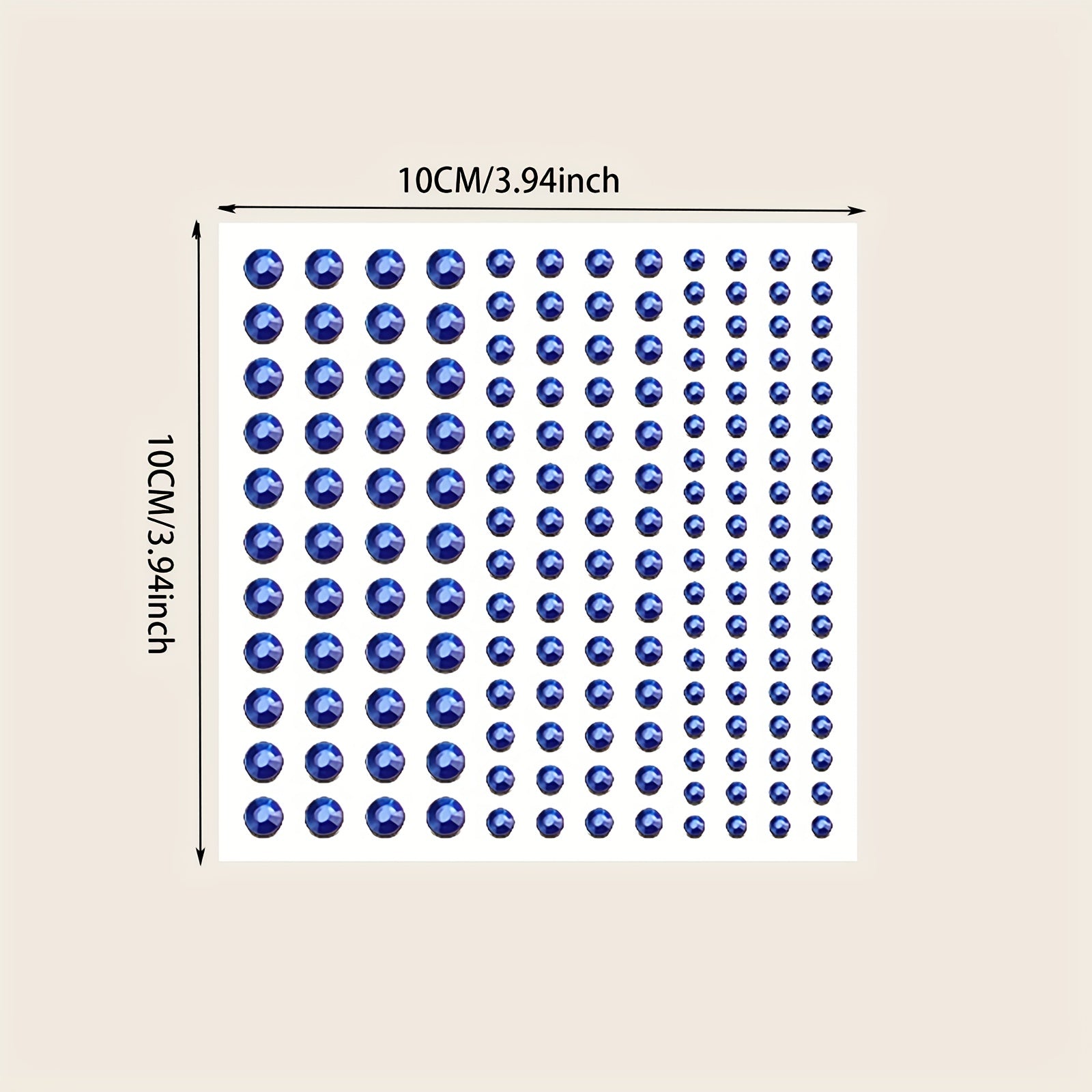 144 Pcs Purple Stickers Eye Makeup Jewelry Face Pearl Makeup Stage Stickers