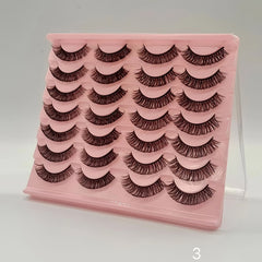 3D Mink Lashes Natural False Eyelashes Soft Wispy Volume Dramatic Long