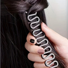6pcs Hair Styling Tool Set Hair Braider Comb Hairpins Accessories