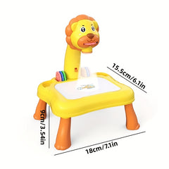 Children's Lion Projection Study Table Graffiti Copy Painting Play House