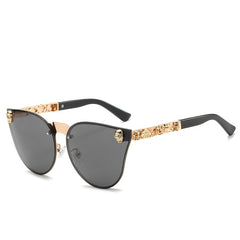 Gothic Frog Mirror Skull Sunglasses for Men