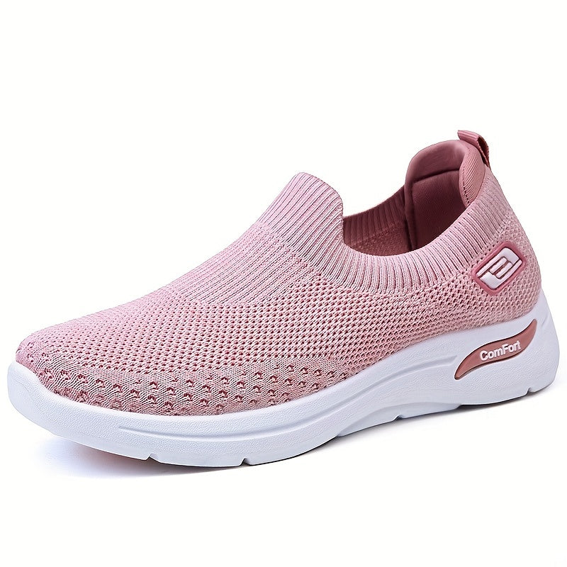 Women's Knit Sock Shoes Lightweight Breathable Running Shoes Casual Low Top