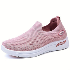 Women's Knit Sock Shoes Lightweight Breathable Running Shoes Casual Low Top