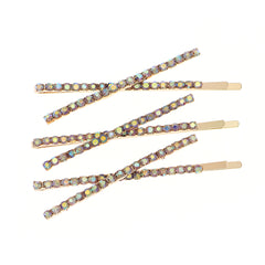 Rhinestone Faux Pearl Hair Clips for Women Girls, 3pcs