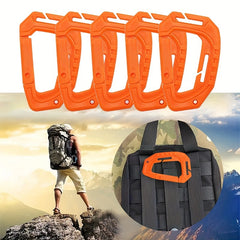 5pcs Durable Mountaineering Buckles for Camping & Adventure