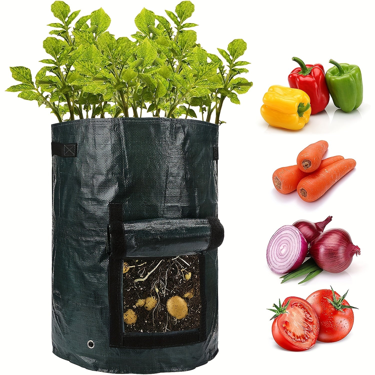 Grow Potatoes Onions Tomatoes 1pc Planting Bag