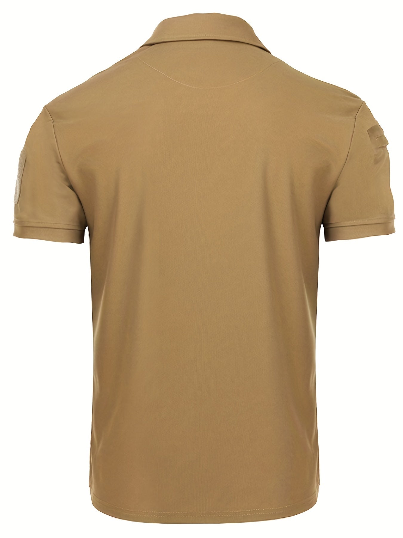 Men's Quick Dry Tactical Polo Shirt Lightweight Tee for Running Hiking