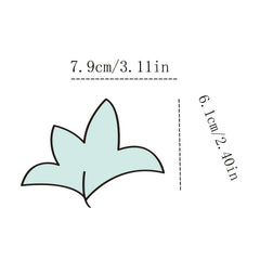 60pcs Leaves Vinyl Stickers Set Colorful Back To School Dorm Wall Room DIY Kit