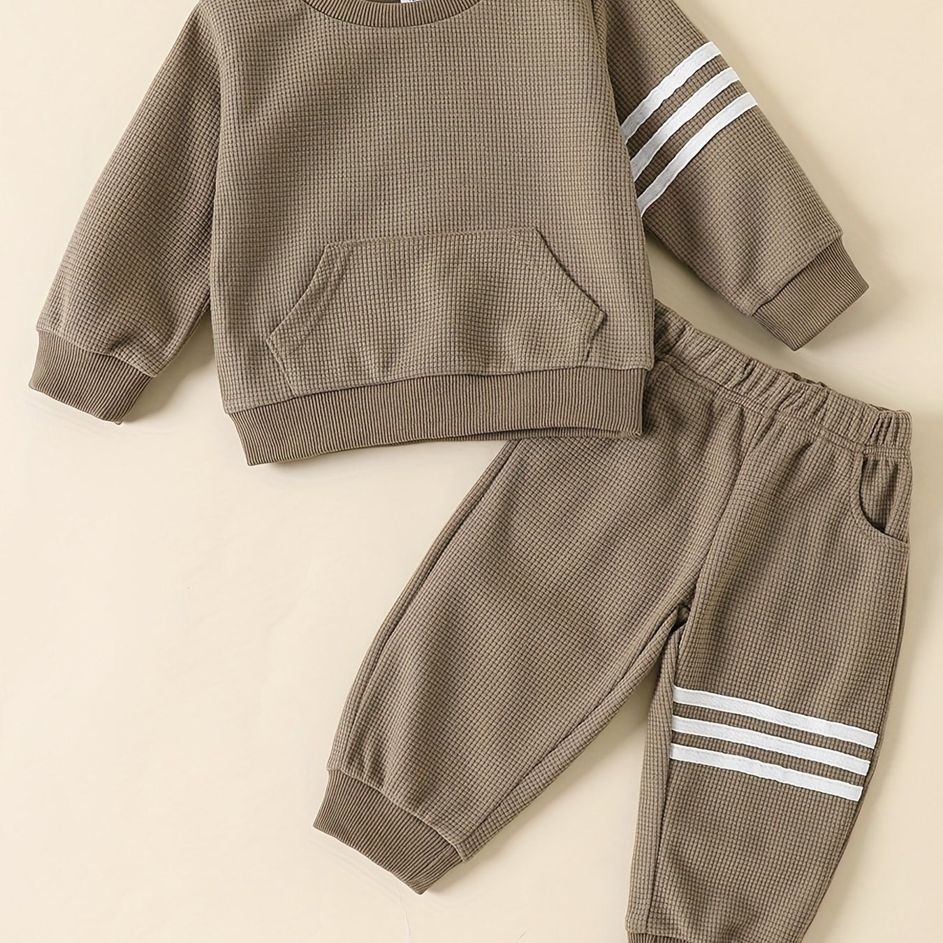 Boy's Casual Sports Suit Long Sleeve Tops & Pants Two piece Set