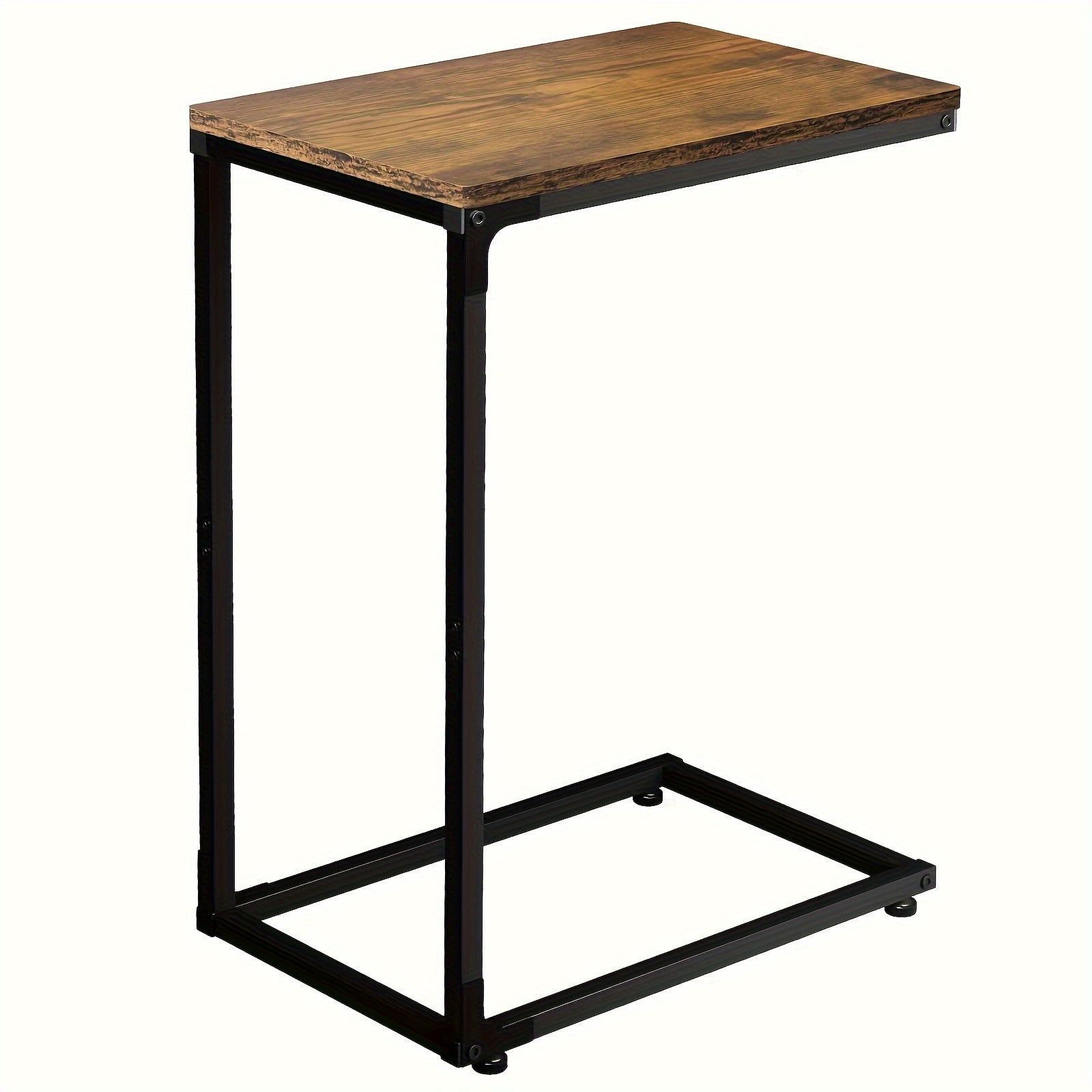 C-Shaped Coffee & Side Table Rural Brown for Living Room