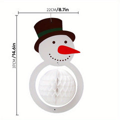 Christmas Honeycomb Ball Lantern Pendant Hanging Ornament Decor