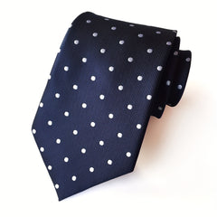 Men's Tie Necktie Dot Striped Floral Jacquard Necktie