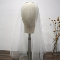 Thin Mesh Veil With Comb Bridal Veil Plain Yarn Wedding Hair Accessories
