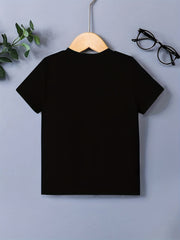 Boys' Astronaut Riding Print T Shirt Lightweight Stylish Summer Clothing