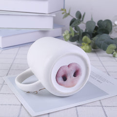 5sheets Pig Nose Expression Reusable Stickers Removable Kitchen Sticker Labels