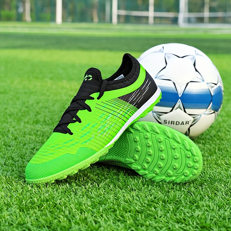 Men's Turf Football Boots Lace Up TF Soccer Cleats