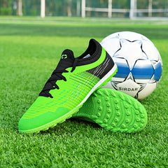 Men's Turf Football Boots Lace Up TF Soccer Cleats