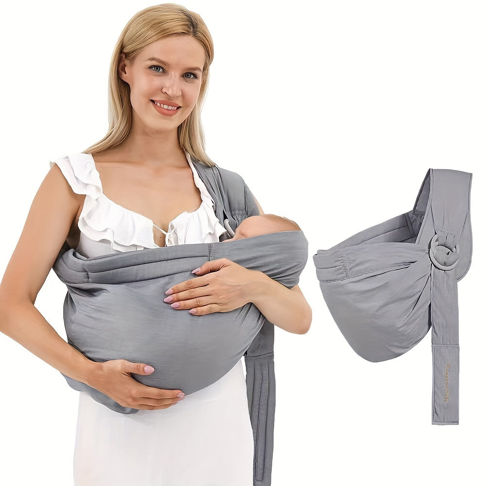 Soft Baby Carrier Sling Wrap Ring for Newborn Toddler Ergonomic Hug Strap