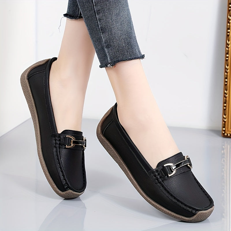 Women's Slip-On Casual Flat Shoes Soft Sole Comfy Loafers