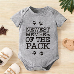 Baby Member Of The Pack Onesie, Short Sleeve Casual Wear