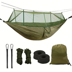 Anti Mosquito Nylon Hammock for Camping Travel and Beach