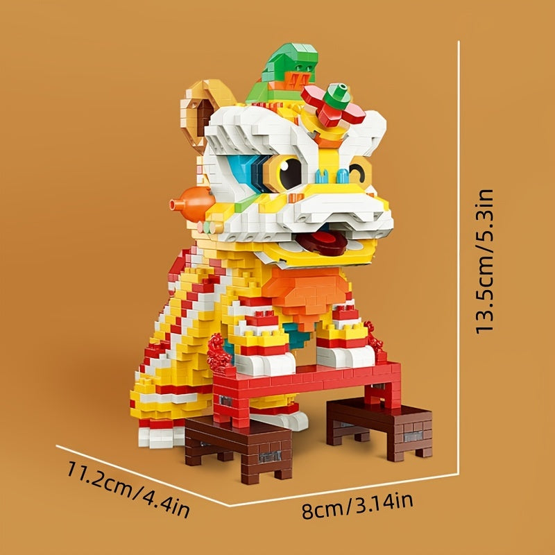 Lion Building Blocks Educational Toy