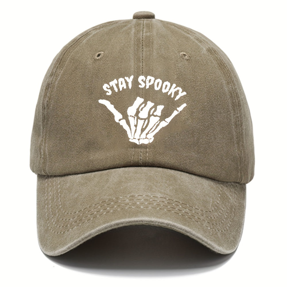 Halloween Cotton Baseball Cap Adjustable Sun Protection Hat