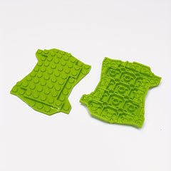 4pcs Irregular Baseplate Building Blocks for Children, Halloween Theme