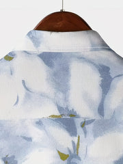 Men's Hawaiian Shirt Abstract Print Regular Fit Short Sleeves for Summer Beach