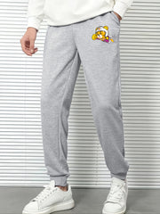 Bear Print Men's Casual Sweatpants