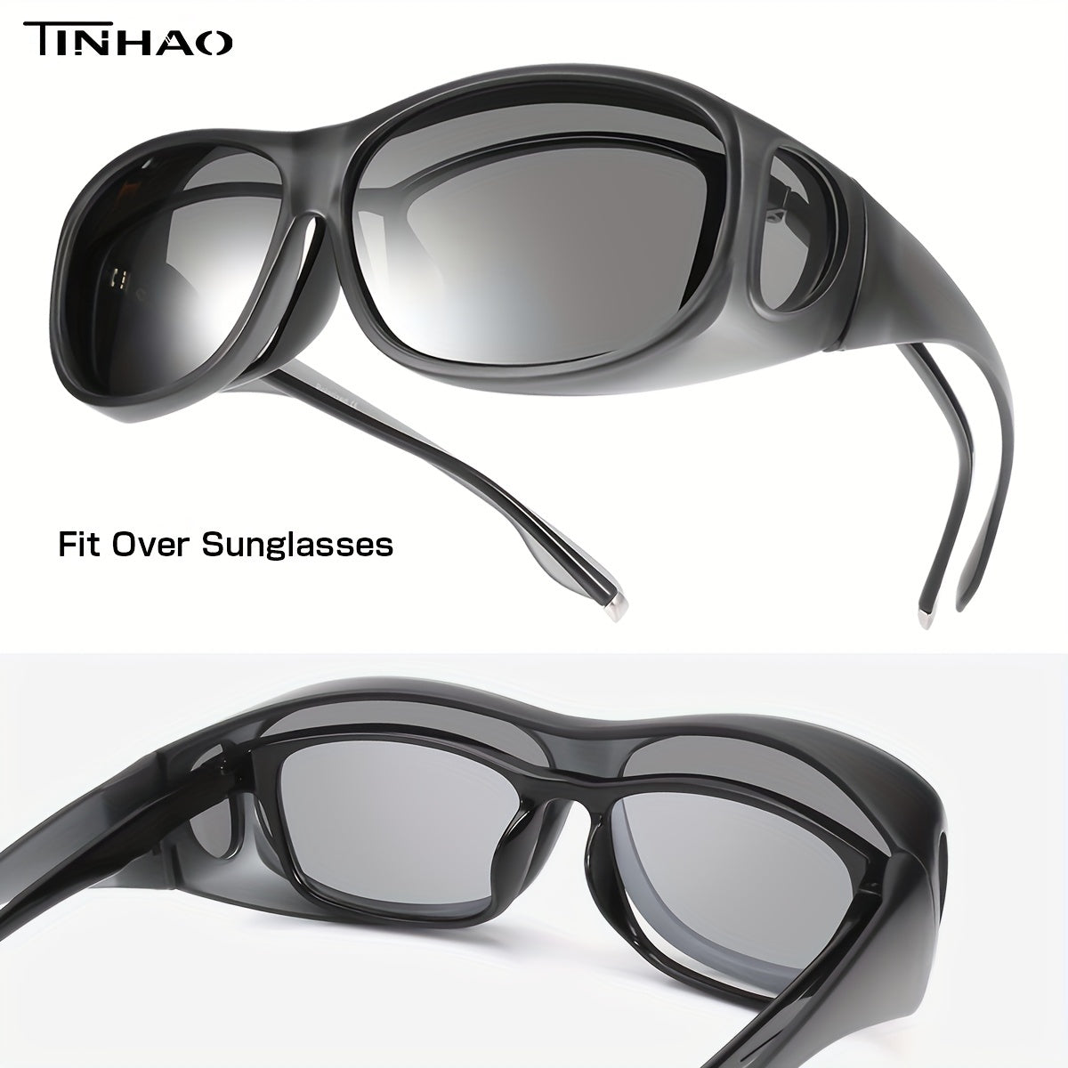 TINHAO Polarized Men's Sunglasses Fits Over Prescription Glasses