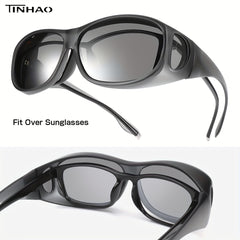 TINHAO Polarized Men's Sunglasses Fits Over Prescription Glasses