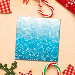 Circle Air Bubbles Rubber Stamps for Card Making and Journaling