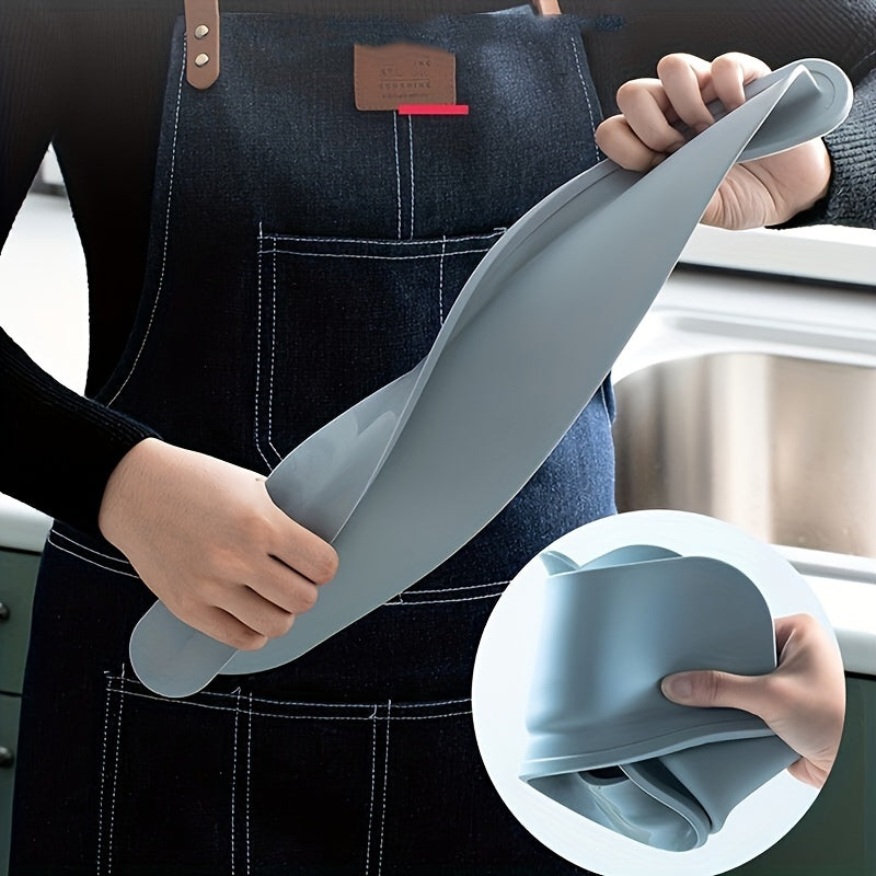 Silicone Sink Splash Guard with Suction Cup - Kitchen Sink Splash Guard