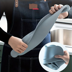 Silicone Sink Splash Guard with Suction Cup - Kitchen Sink Splash Guard