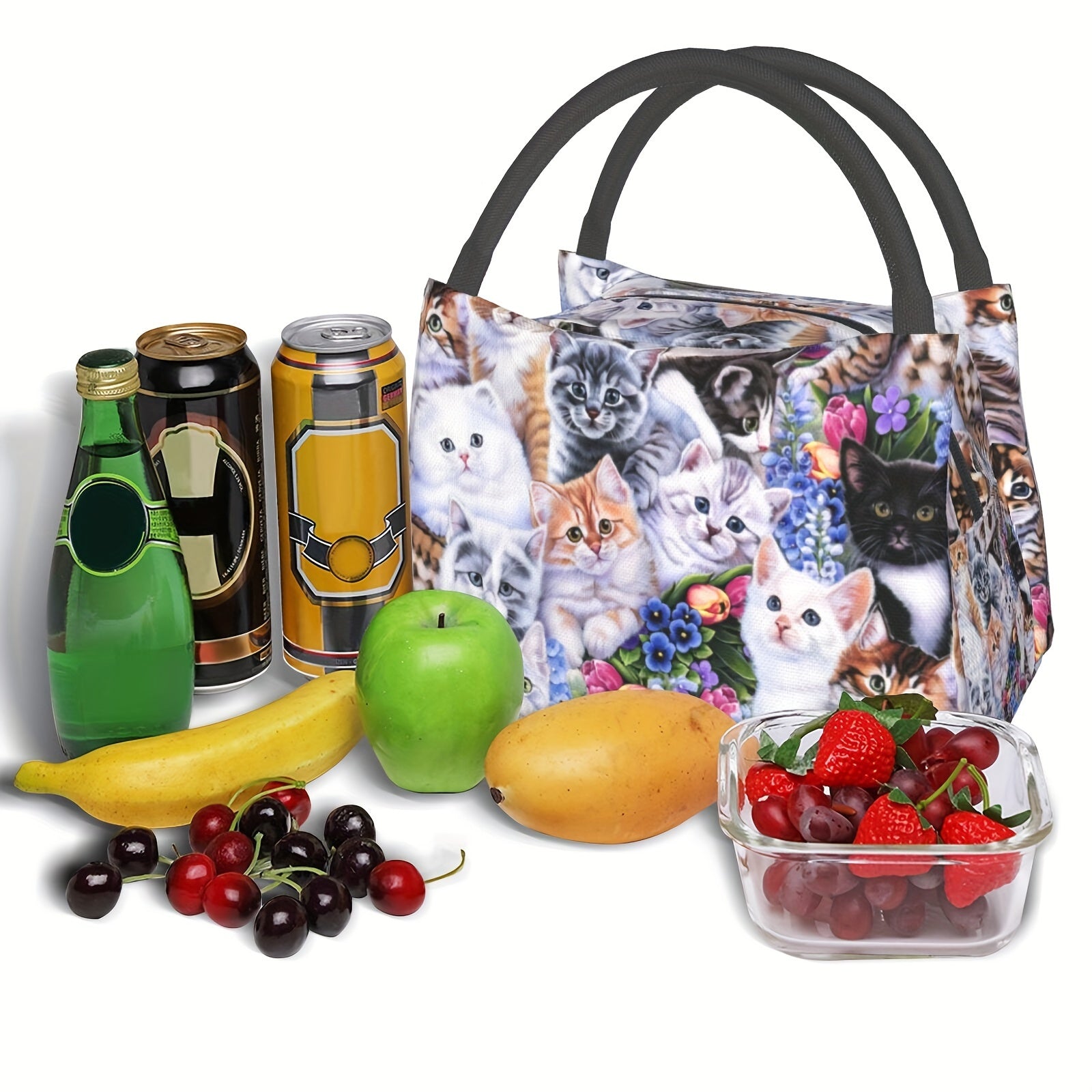 Portable Insulated Lunch Bag for Picnic Beach Fishing Outdoor Work