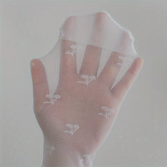 Girls Kids Bow Flower Mesh Summer Pantyhose Stockings