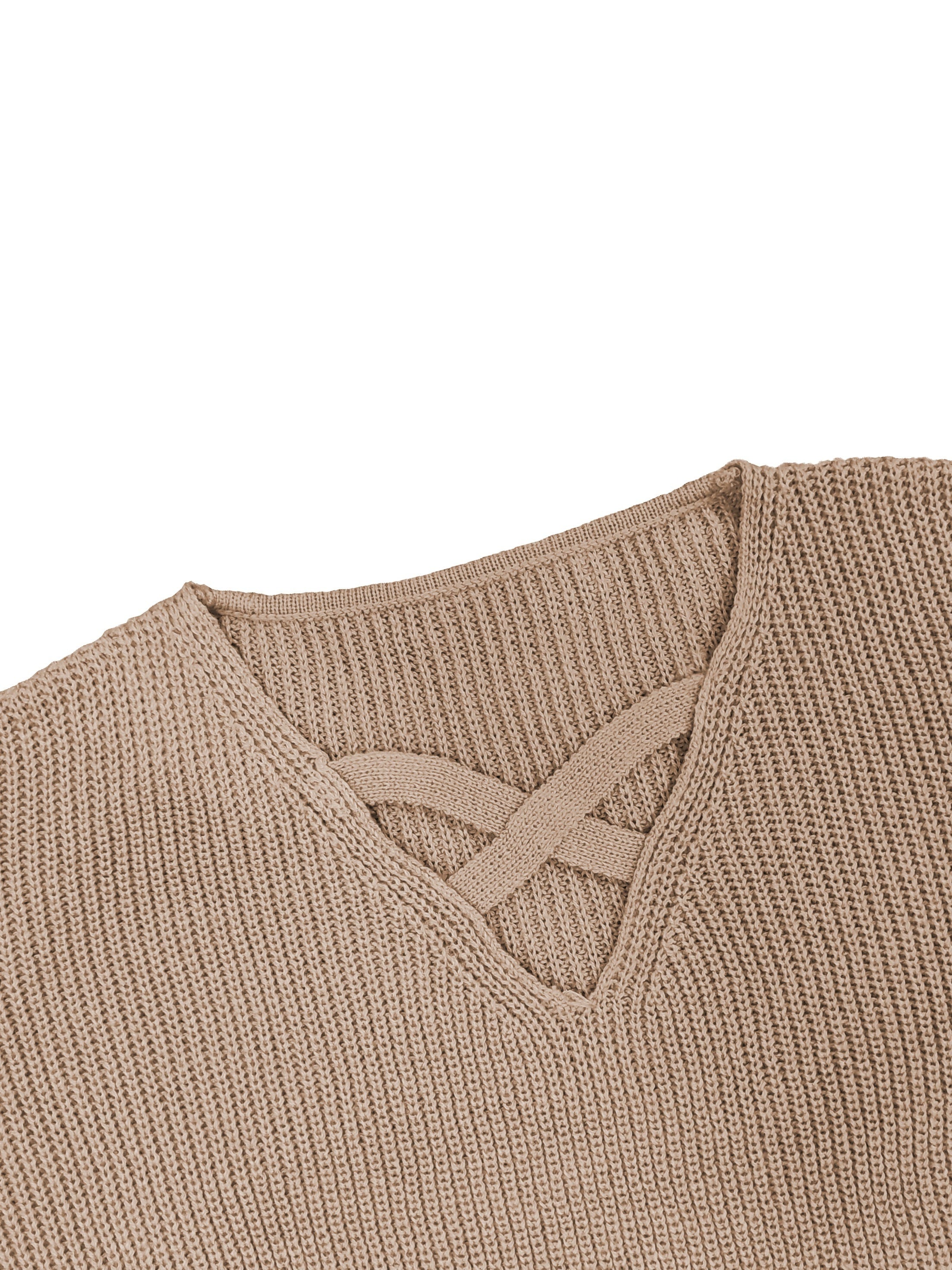 Casual Sweater Women's Plus Leopard Print V Neck Long Sleeve Jumper