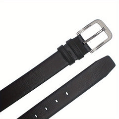 Men's Automatic Buckle PU Leather Belt Business Waist Strap