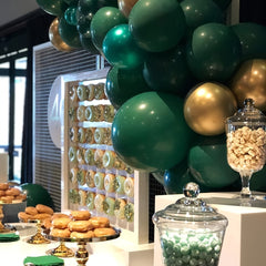 40 Dark Green Latex Party Balloons for Birthday Dinos 25 4 Cm Helium