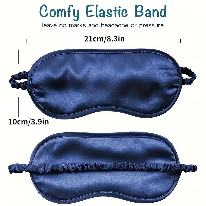 Soft Breathable Sleep Eye Mask - Blackout Blindfold for Night Sleeping