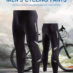 Men's Cycling Pants Padded Seat Stretchy Bike Leggings