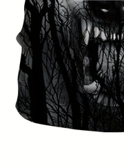 Men's 3D Wolf Print T-shirt Crew Neck Tee for Summer