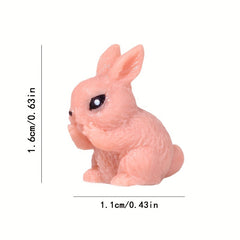 7pcs Mini Animal Series Micro Landscape Resin Ornaments
